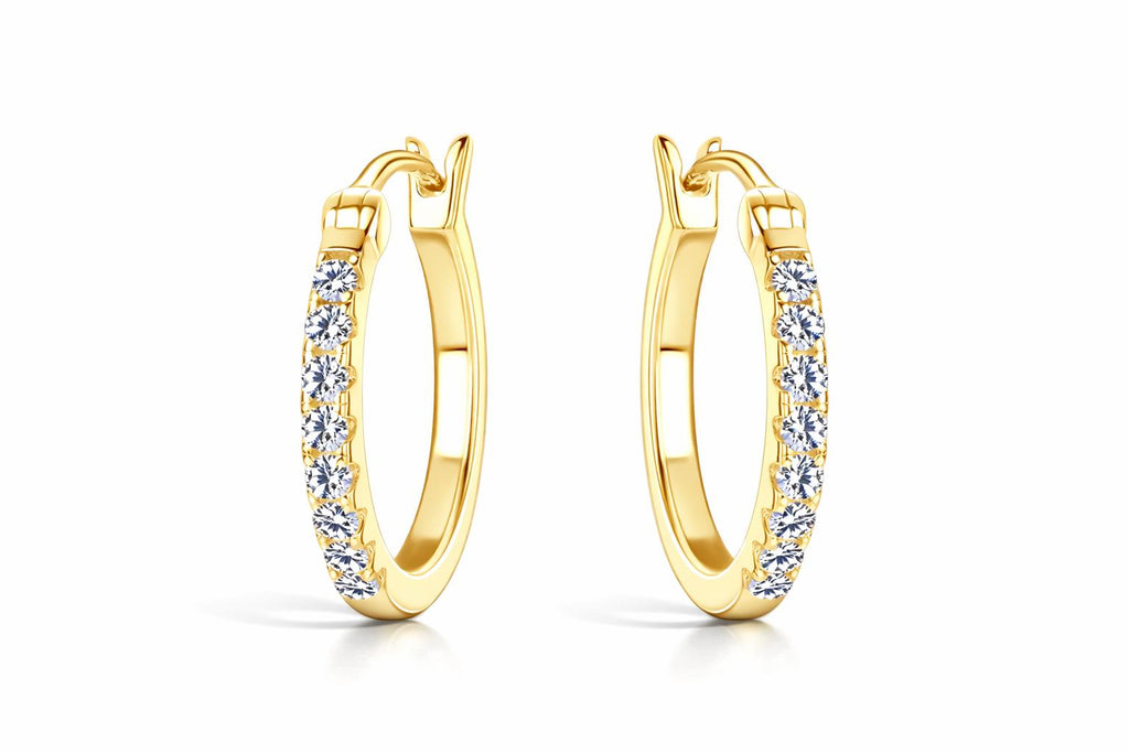 A`URA Moissanite Earrings-0.4 CT