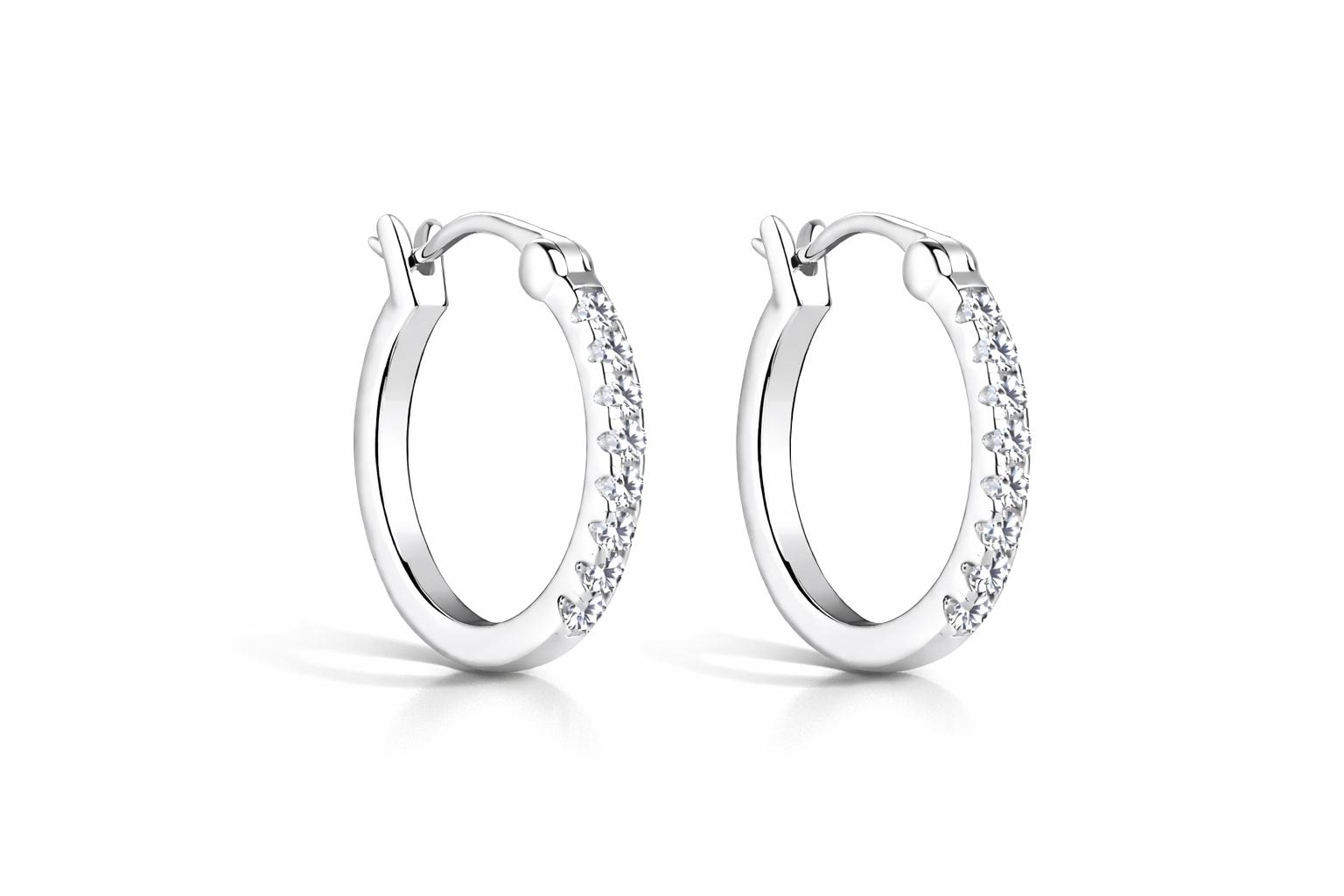 A`URA Moissanite Earrings-0.4 CT