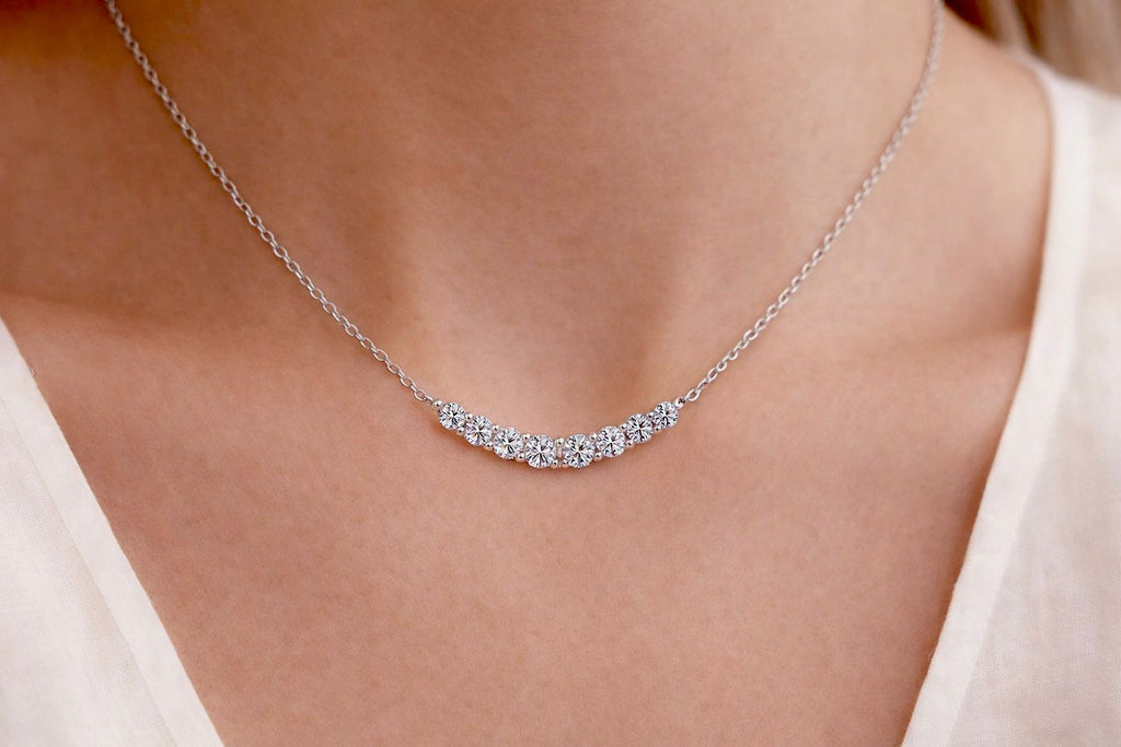 A`URA Moissanite Necklace-1.4 CT