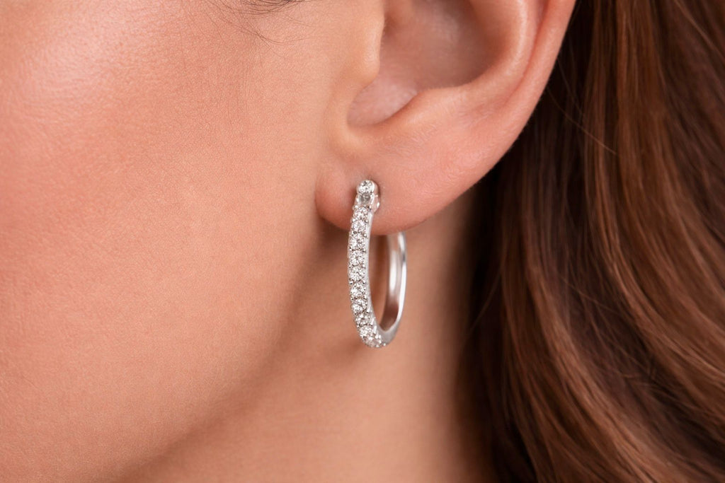 A`URA Moissanite Earrings-0.4 CT